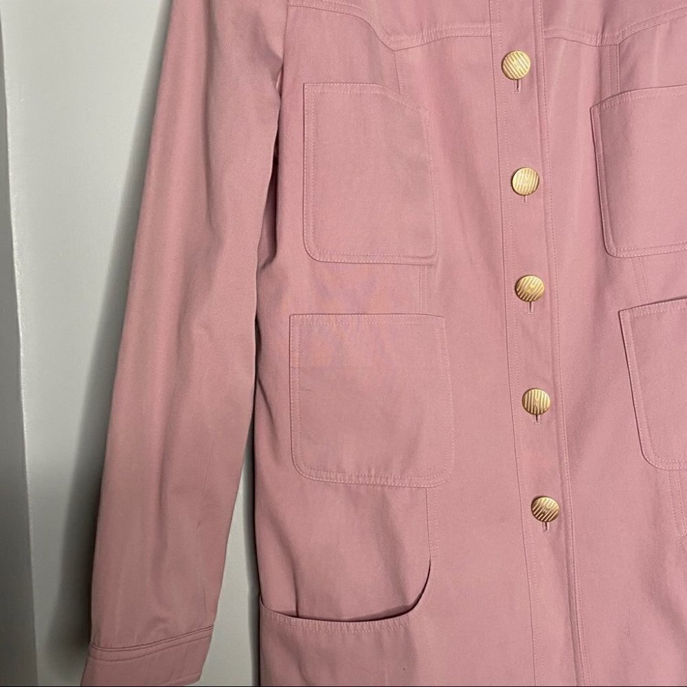 Chanel Pink Button Down Spring Long Jacket - Picture 3 of 11
